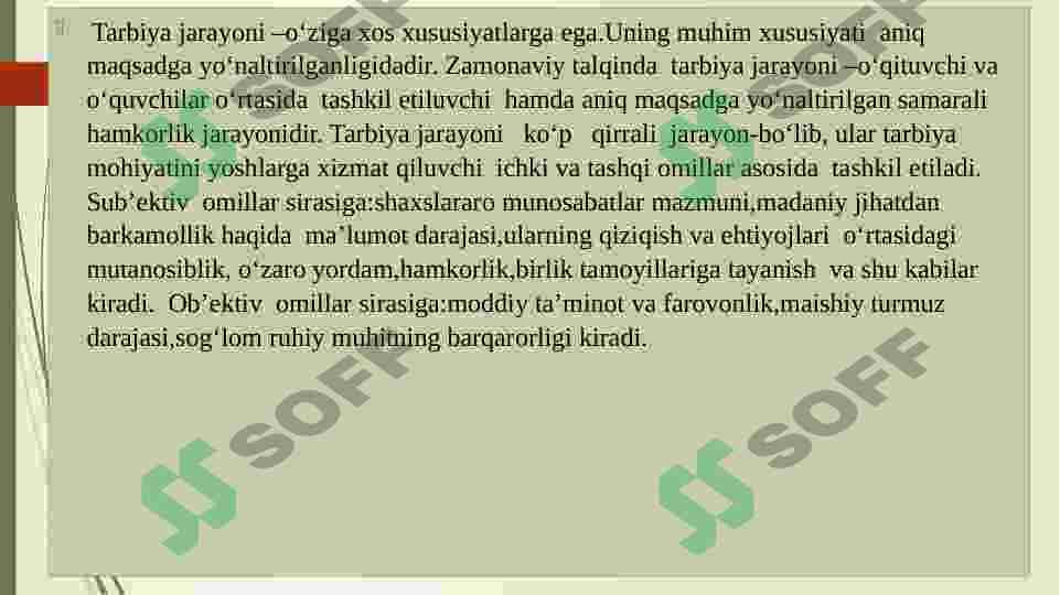 O‘Z-O‘ZINI TARBIYALASH 7