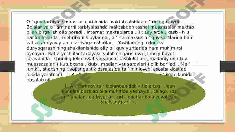 Turli yosh davrlarida o'zlashtirish xususiyatlari 7