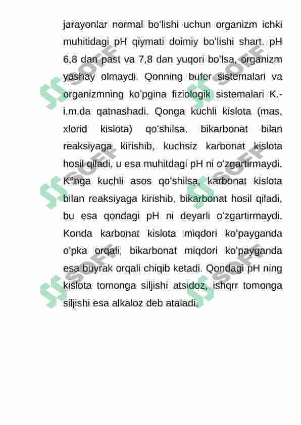 Suv-tuz va kislota-ishqor muvozanatini ta’minlovchi eritmalar texnologiyasi. Karaxtlikka qarshi infusion eritmalar texnologiyasi 7