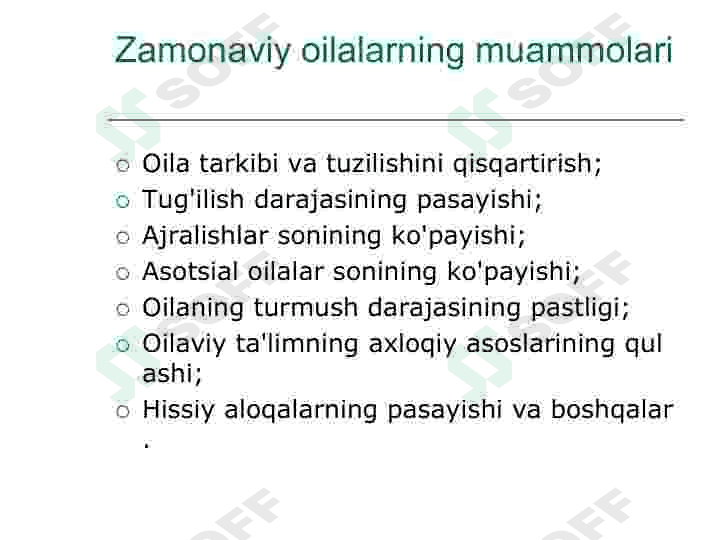 Ijtimoiy pedagogik faoliyat. Oila bilan olib boriladigan ijtimoiy -pedagogik faoliyat. 7