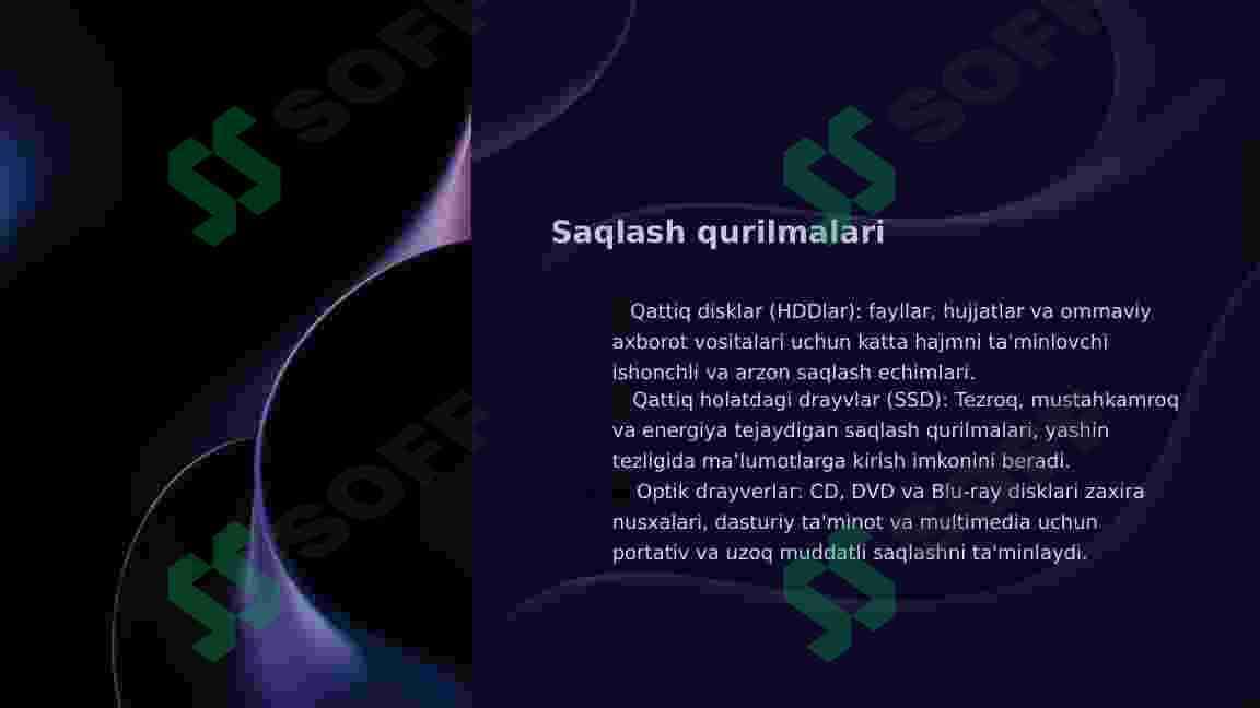 Kompyuterning periferik qurilmalari 7