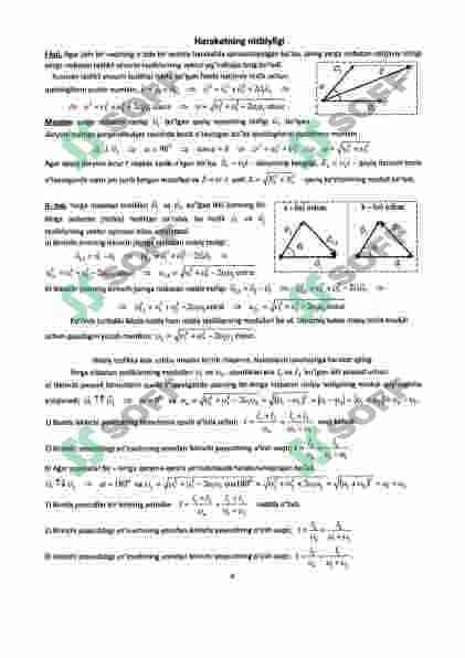 Fizika o'quv qo'llanma formulalar jamlanmasi 7