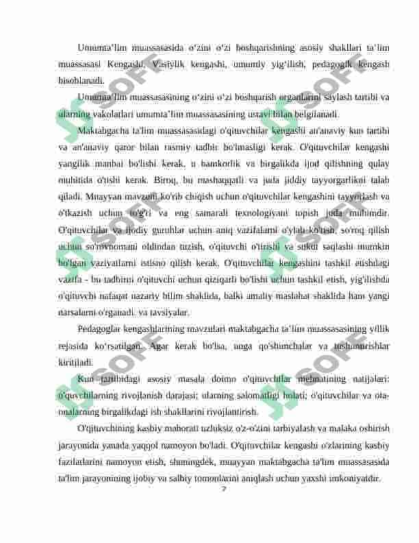 Pedagogik kengash shakllari va rahbarlik psixologiyasi 7