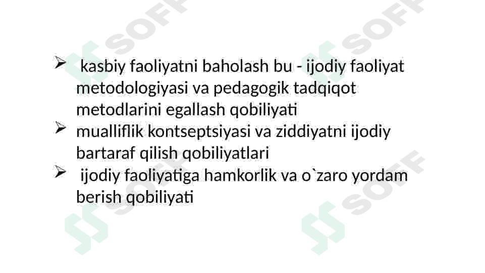 Pedagogik kreativlik va uning o`ziga xos jihatlari 7