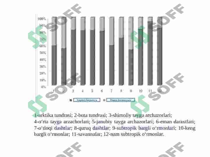 Tuproq hosil bo'lishida biologik omilning roli 7