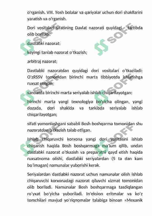 Farmatsevtik texnalogiyada ishlab  chiqarilyotgan yangi dori shakillari 7