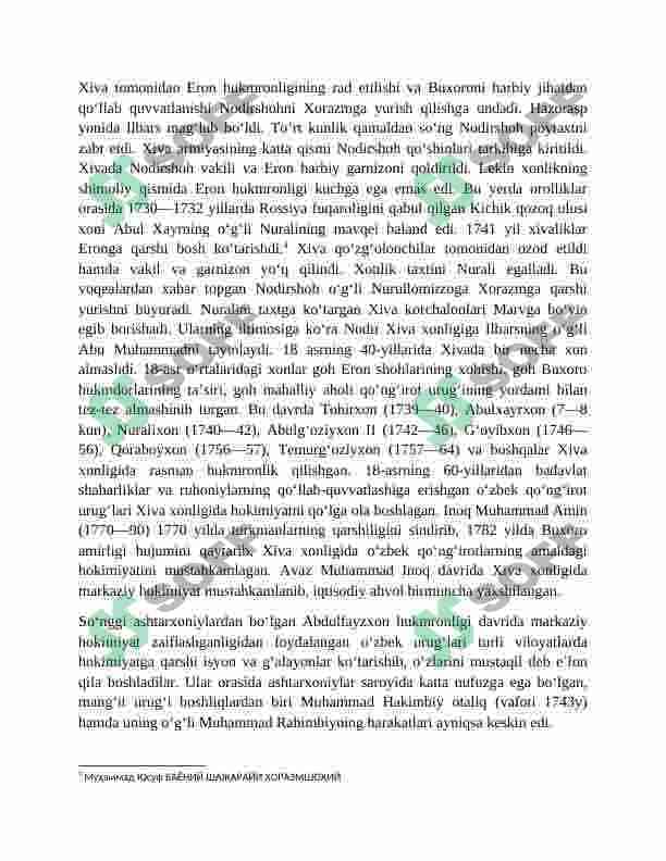 ELBARSXON BUXORO XIVA MUNOSBATLARINING KESKINLASHUVI 7