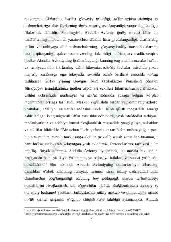 ABDULLA AVLONIYNING PEDAGOGIK QARASHLARI 7