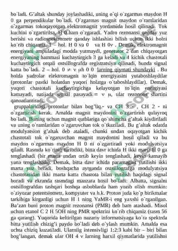 Yadro magnit rezonansi asoslari va dori vositalari tahlilida qo‘llanilishi 7