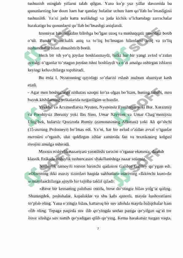 Fizika o'qitish metodikasi 7