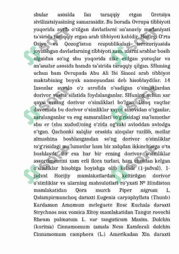 O'rta Osiyo cho’llaring Dorivor O'simliklari 7