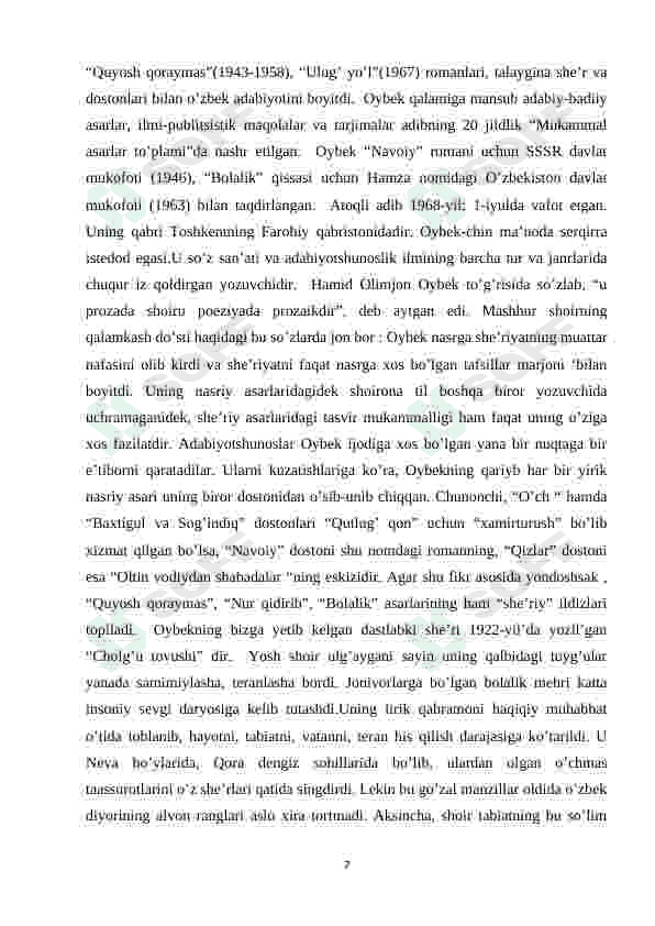 Oybekning "Chimyon daftari" turkumi she'rlarida tabiat tasviri 7