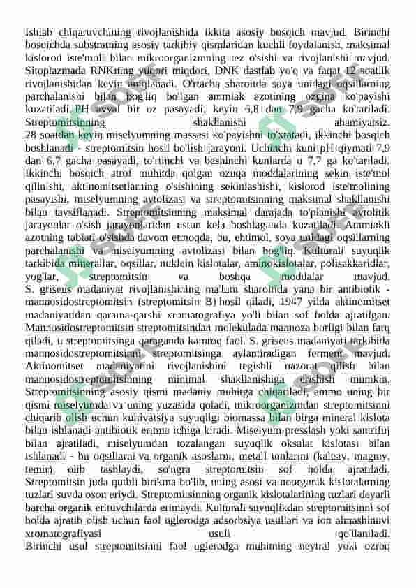Streptomitsin dori vositasini gaz suyuqlik xromatografik usulda aniqlash 7