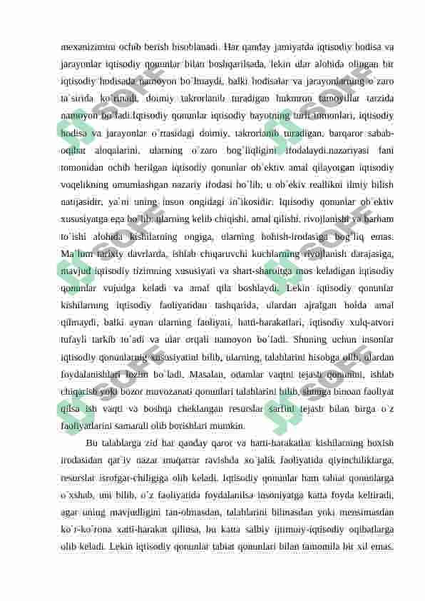 Iqtisodiy qonunlar va jarayonlarning ilmiy bilishning usullari 7
