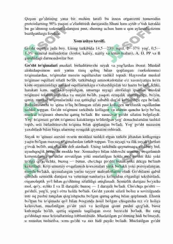 Kolbasa ishlab chiqarish sexini loyihalash 7