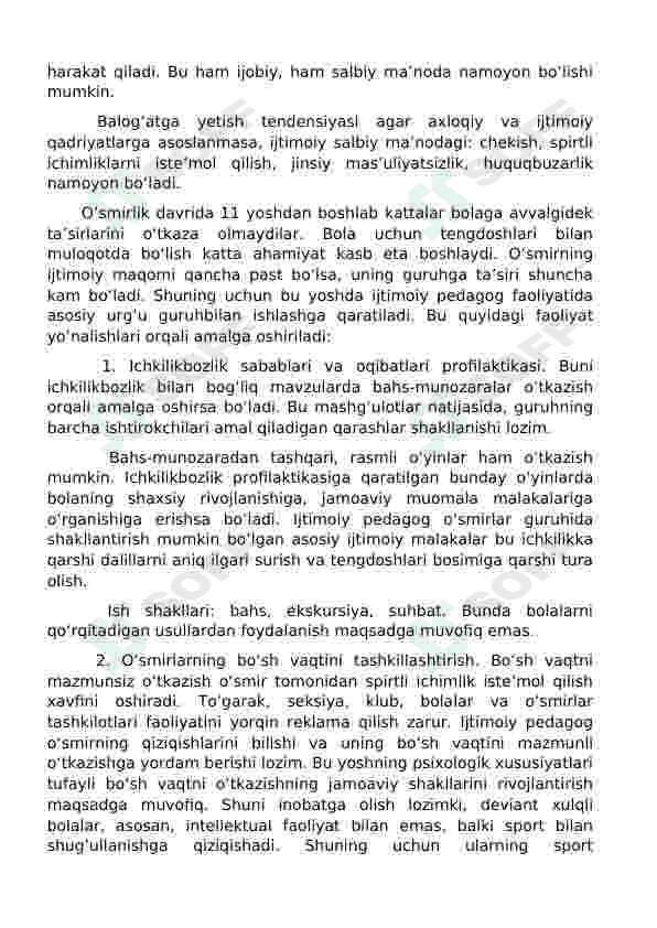Ijtimoiy - pedagogik faoliyat metodikasi va texnologiyalari. 7