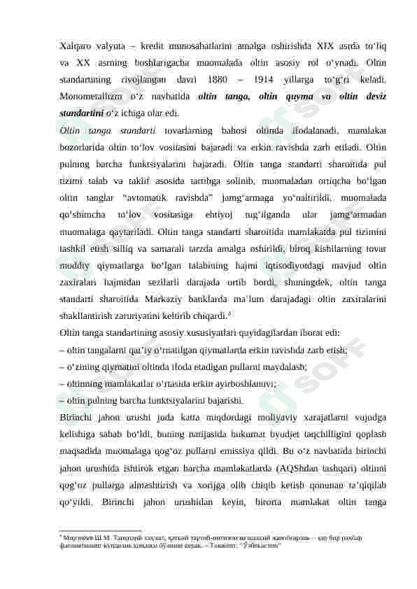 Pul tizimi evolutsiyasi va uning turlari 7