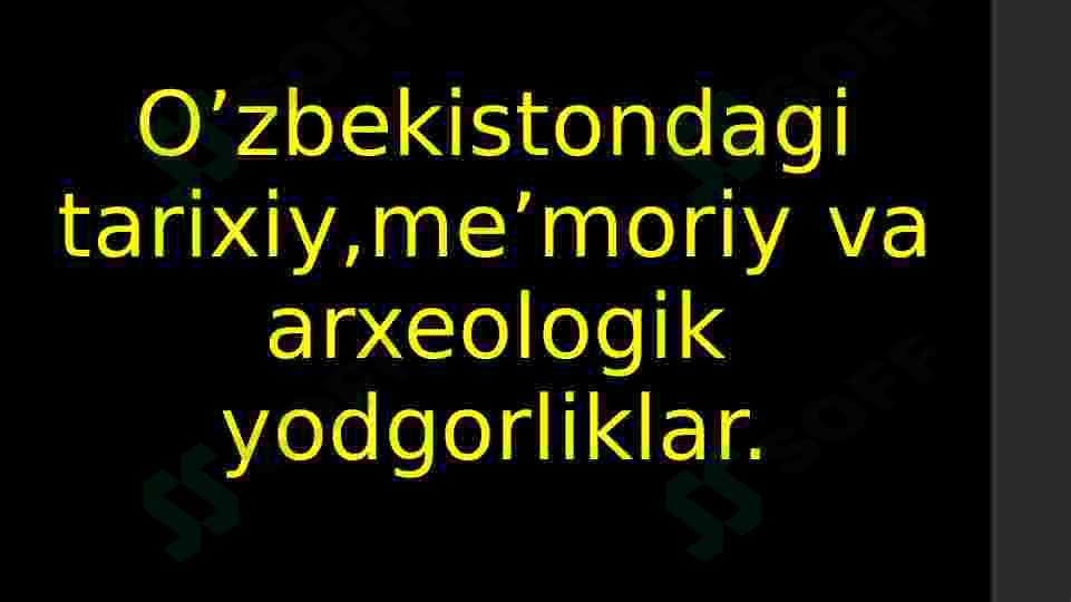 TARIXIY-ME’MORIY YODGORLIKLAR VA ULARNI QAYTA TIKLANISH 7