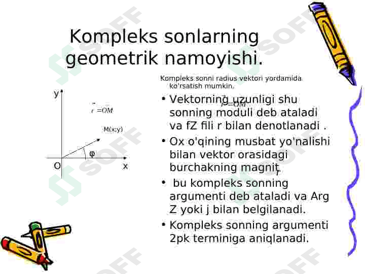 KOMPLEKS SONLAR 7