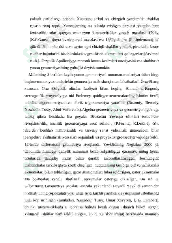 Dekart reperida to‘g‘ri chiziq va u bilan bog‘liq bo‘lgan metrik 7