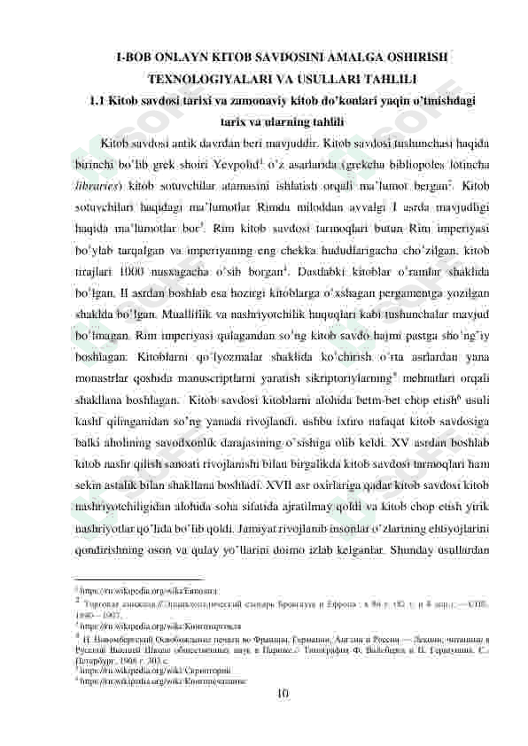 Online kitob tijoratini ishlab chiqish usullari 7