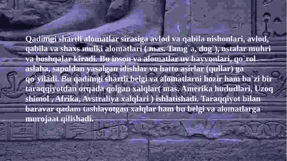 Eng qаdimgi dаvrdа yozuvning pаydо bo’lishi. “Avesto”dagi pedagogik qarashlar 7