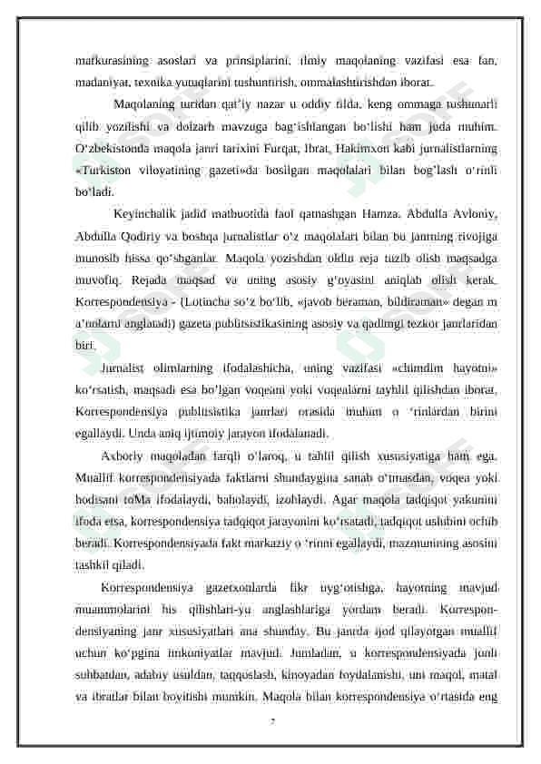 Hisobot janri va uning turlari 7