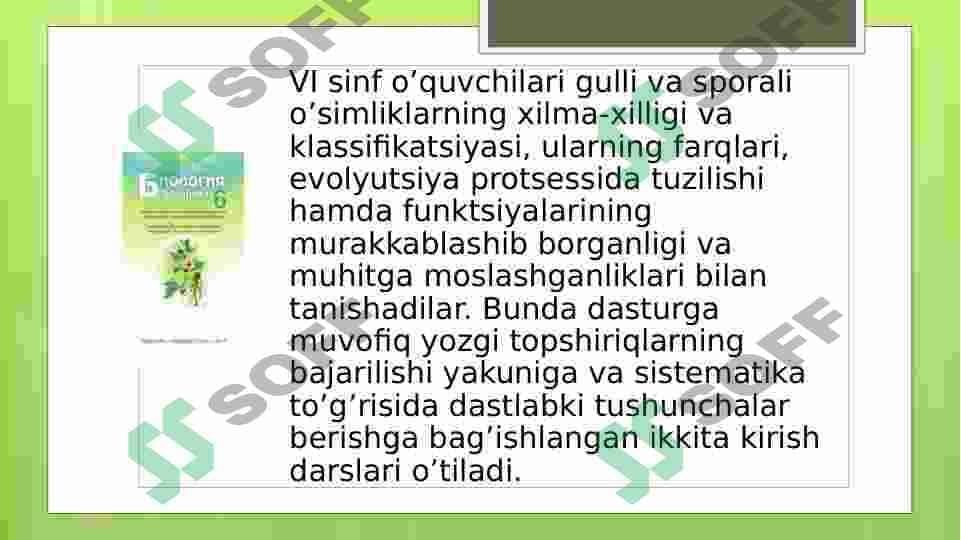 Ta’lim maqsadida yaratilgan botanika mavzularini metodologik qayta ishlanishi 7