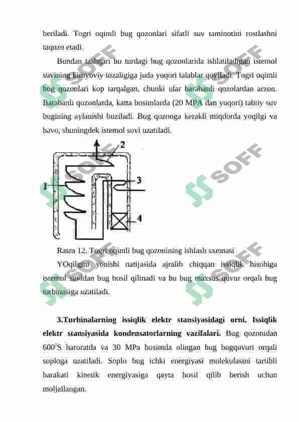 Issiqlik energiyasini ishlab chiqarish. Issiqlik elektr stansiyalari 7