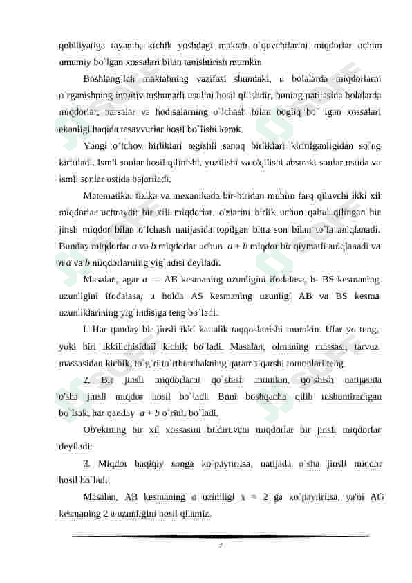 4-sinfda oʻlchovlarni oʻrganish 7