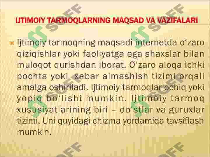 Internet imkoniyatlari 7