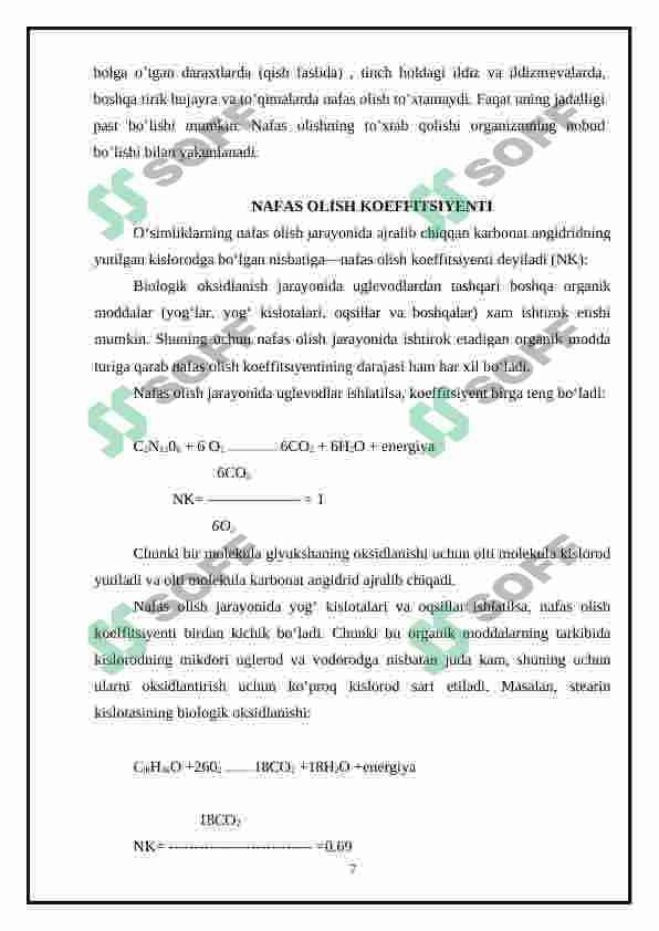 nafas olishda fermentlar ishtiroki 7