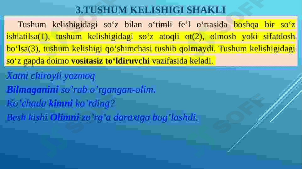 Kelishik shakllari haqida umumiy tushunchalar. 8