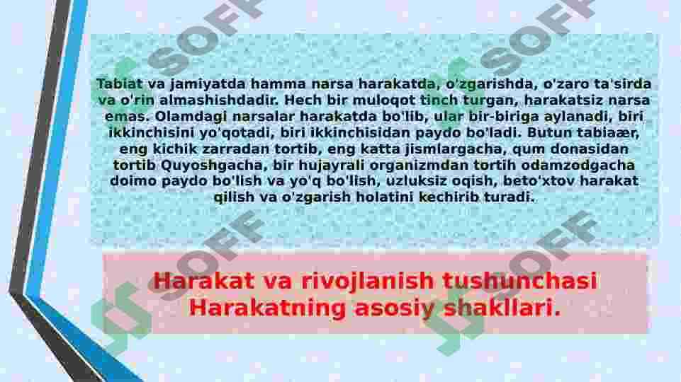 BORLIQ FALSAFASINING KATEGORIYASI 8