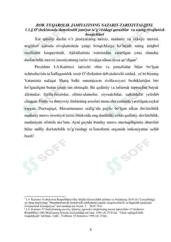 Mustaqillik yillarida O'zbekistonda jamoat tashkilotlari 8