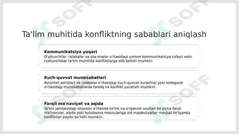 Pedagogik konfliktli vaziyatda pedagogik-psixologik xizmat 8