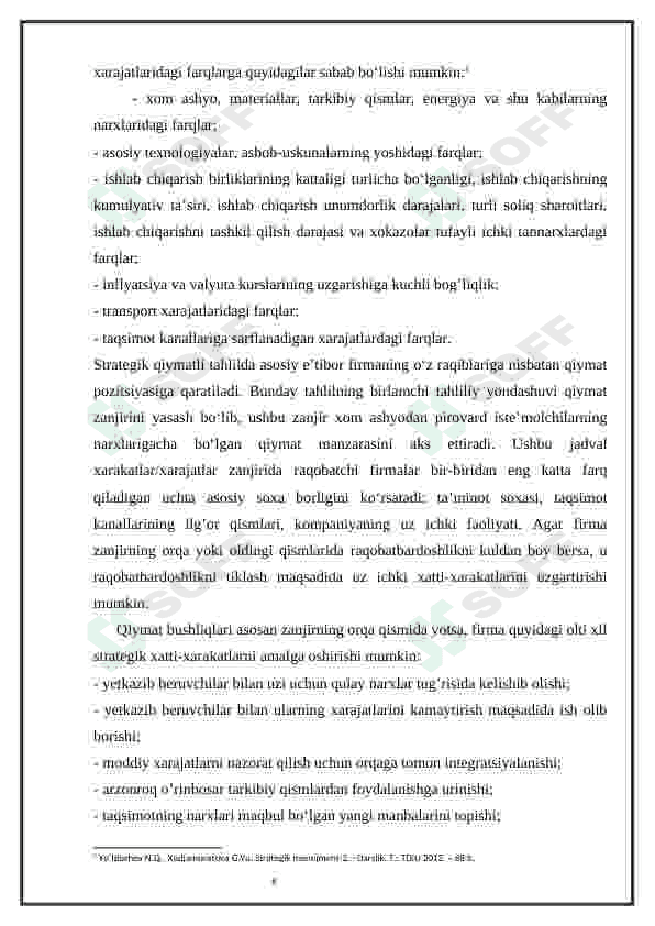 Kompaniya portfelining korxonalar tarmoqlari bo'yicha tahlili 8