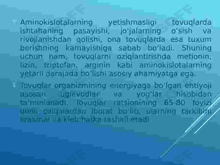 Parrandalarni oziqlantirish texnologiyalari 8