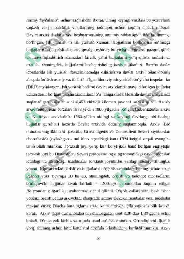 YANGI DAVRDA YAQIN SHARQ ARXIVLARI 8