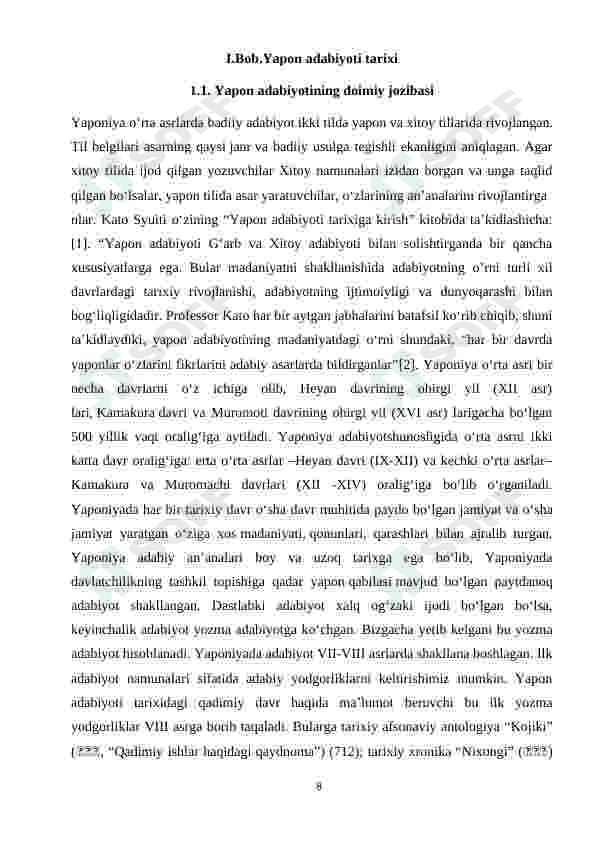 Yapon va o’zbek milliy ertaklarining òxshashlik jihatlari tahlili 8
