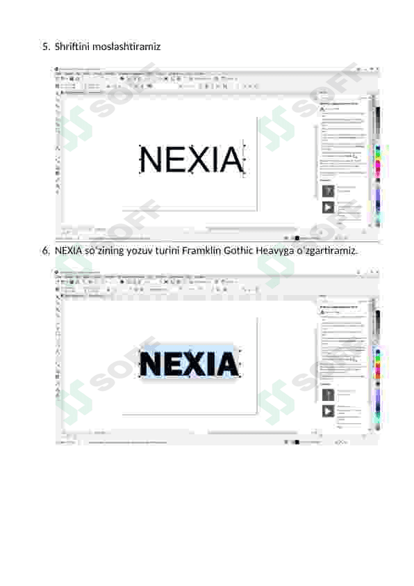 Photoshop, CorelDraw, SketchUpdan loyiha 8