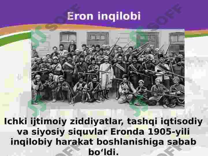 I jahon urushi arafasi va davrida (1914-1918) Eron 8