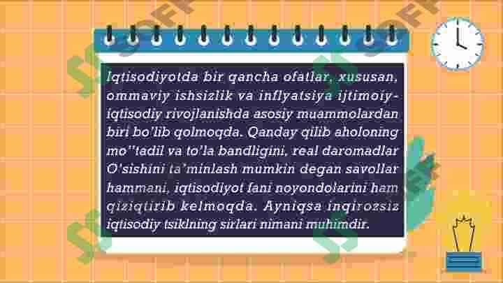 Hozrgi zamon iqtisodiy qarashlari evolutsiyasi 8