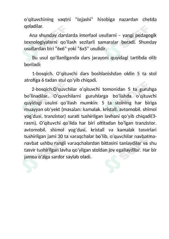 fizika fanini o'qitishda yangi pedagogik texnologiyalardan foydalanish 8