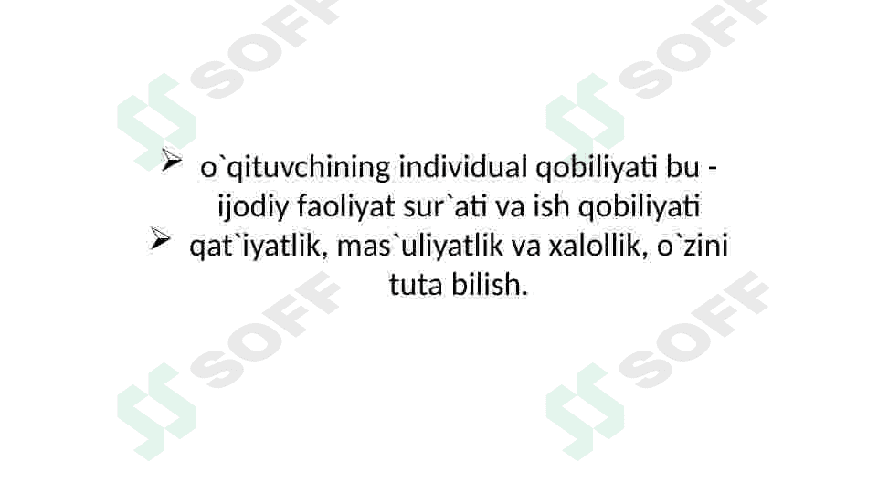 Pedagogik kreativlik va uning o`ziga xos jihatlari 8