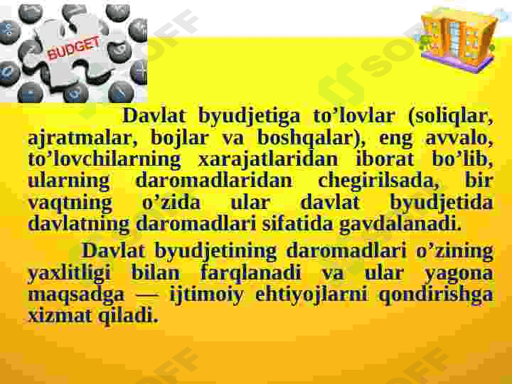 Davlat byudjeti, byudjet taqchilligi va davlat qarzi. 8