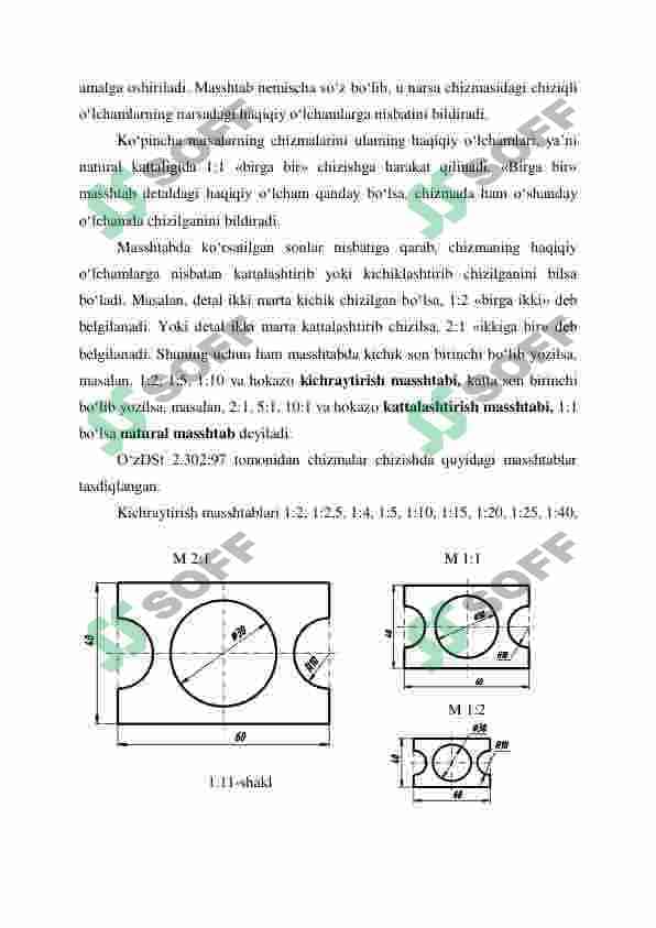 DAVLAT STANDARTLARI. O‘ZDST 2:301:96-2.307:97. FORMATLAR, MASSHTABLAR, CHIZIQ TURLARI. 8