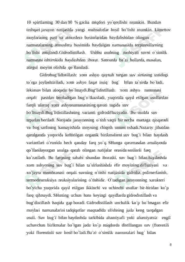 Oʻzbekistonning keng tarqalgan efir moyli oʻsimliklar 8