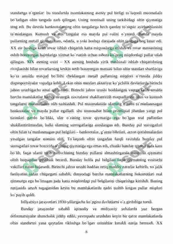 Pul Kredit tizimlari 8