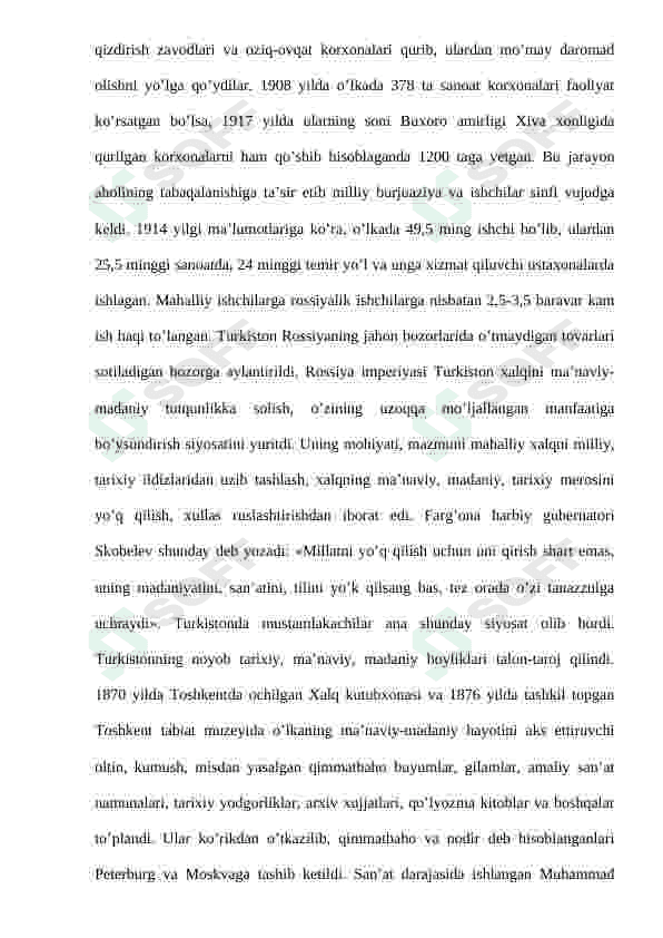 Rossiya bosqiniga qarshi Turkiston o‘lkasida olib borilgan ozodlik kurashlari 8